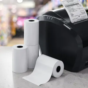 100 Rolls 3-Layer Thermal Receipt Paper for POS Printers