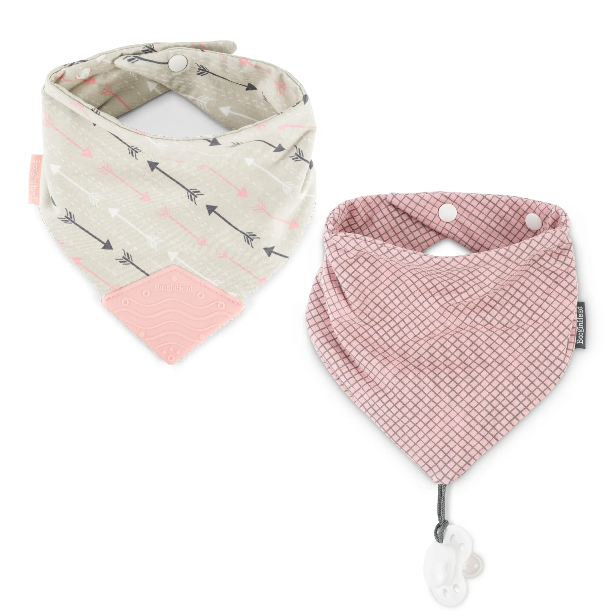 2-Pack Bandana Teether & PaciGrip Bibs