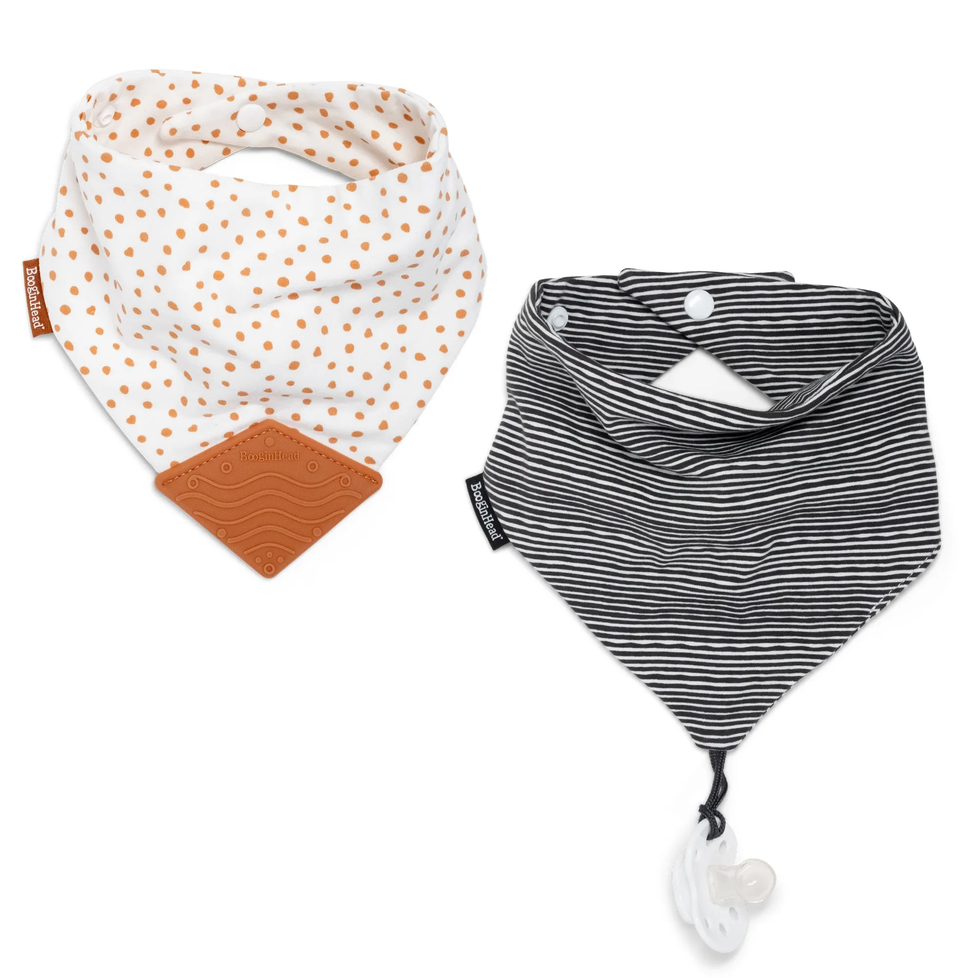 2-Pack Bandana Teether & PaciGrip Bibs