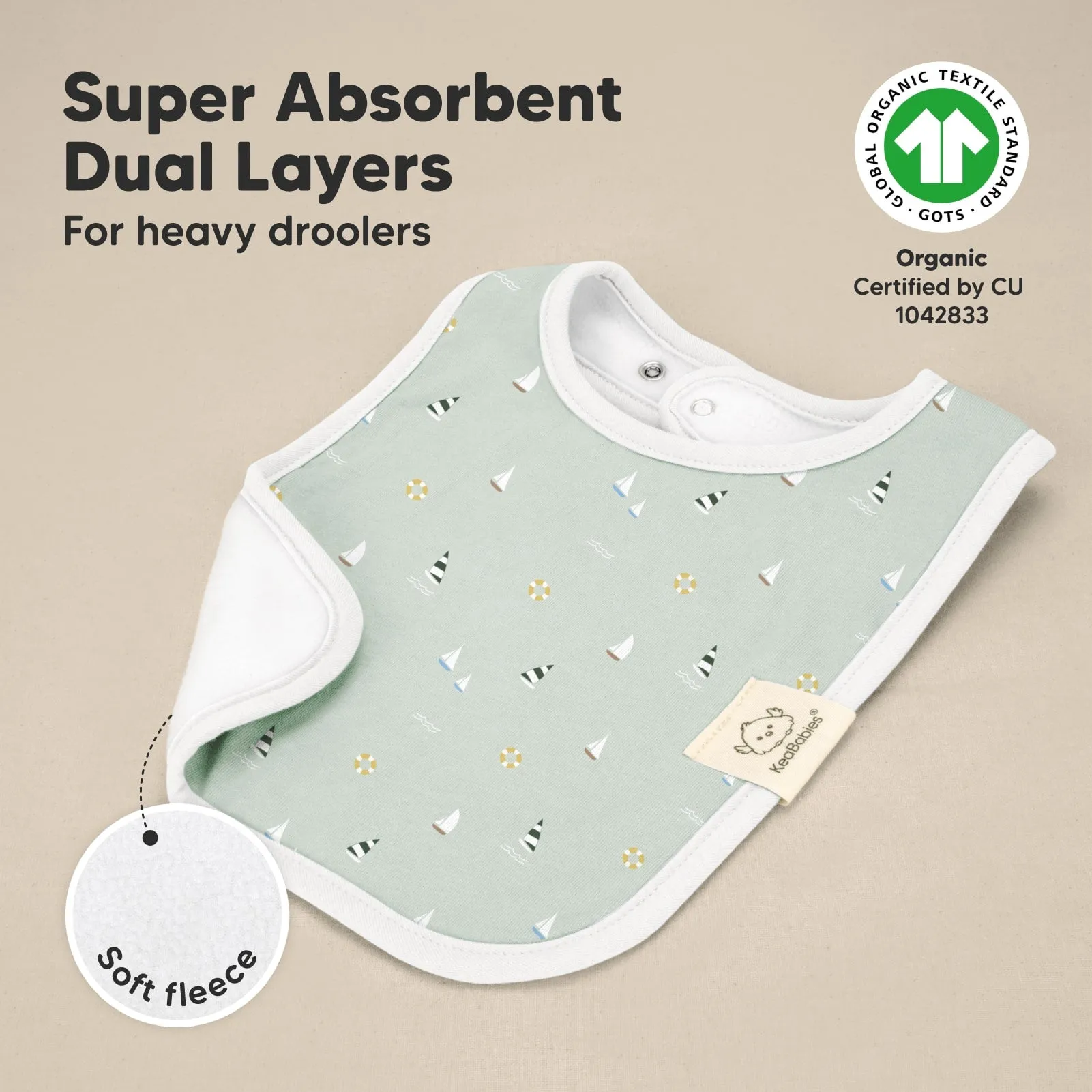 8-Pack Coast Drool Bibs (Vessels)