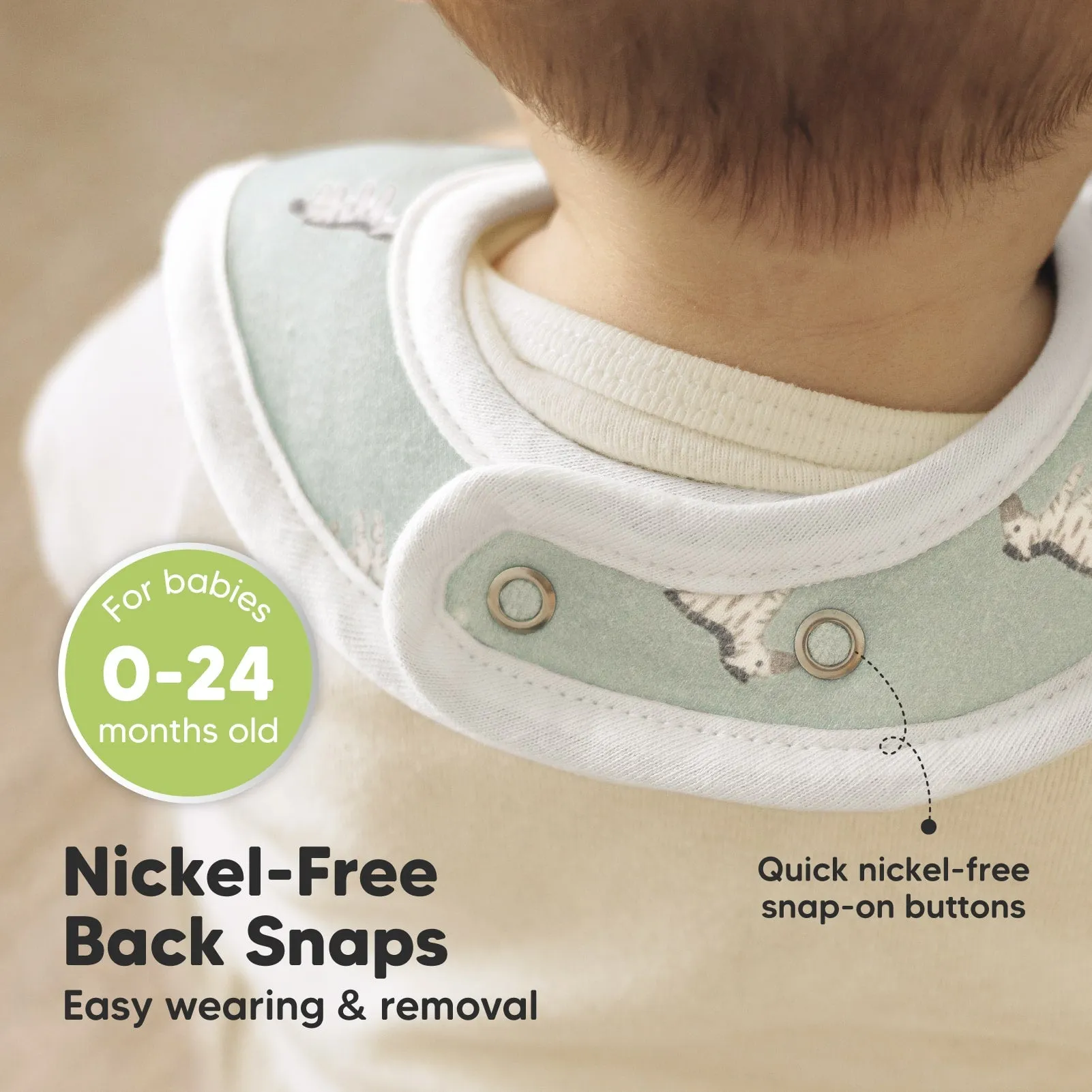 8-Pack Coast Drool Bibs (Wilderness)