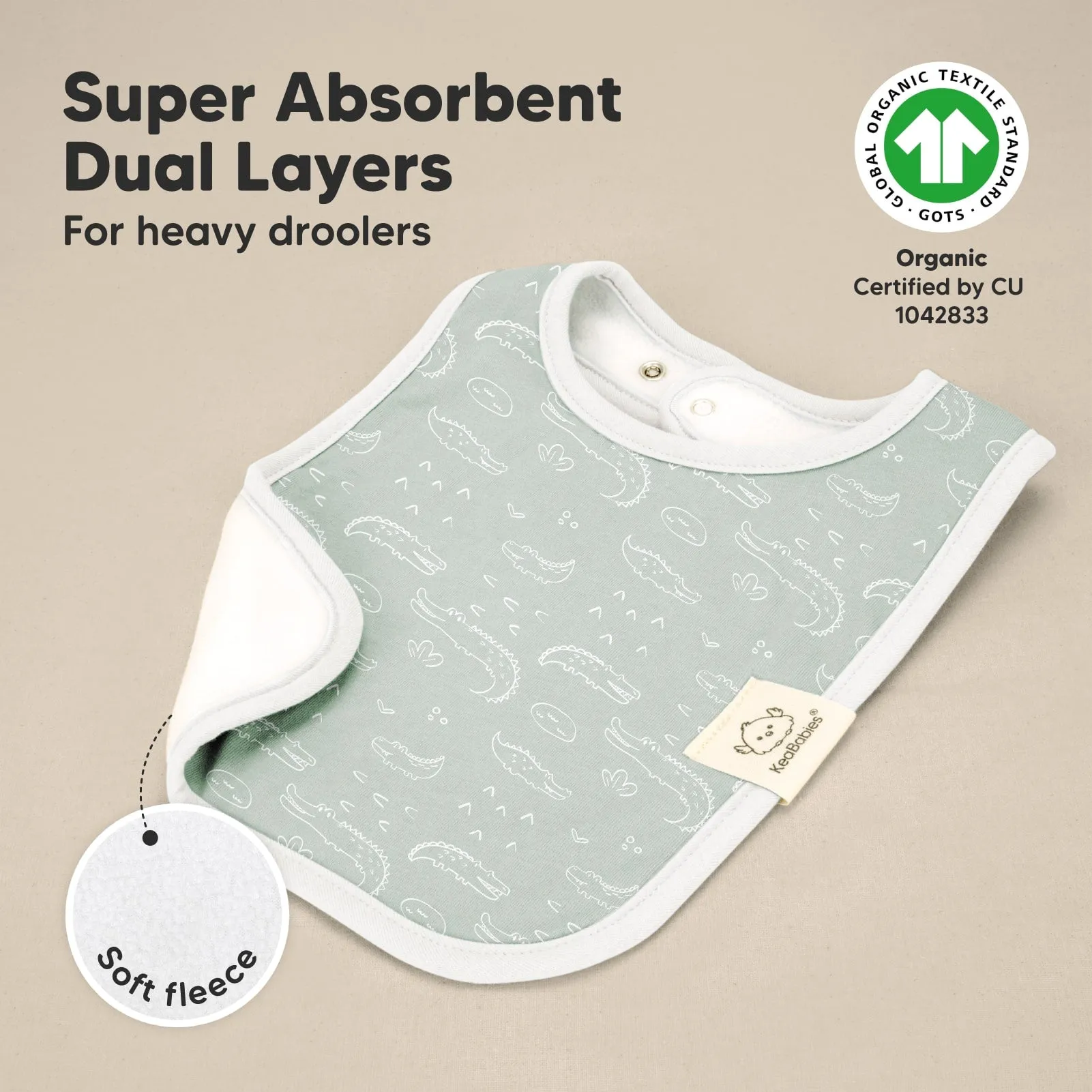 8-Pack Coast Drool Bibs (Wilderness)