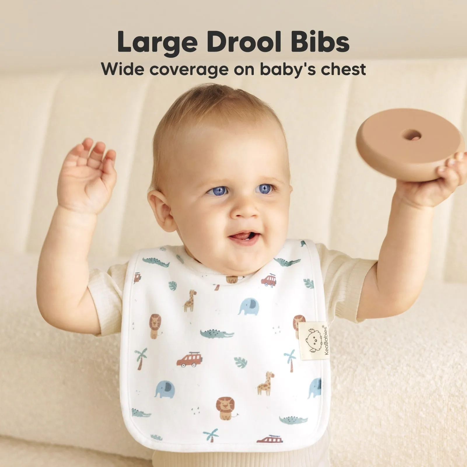 8-Pack Coast Drool Bibs (Wilderness)