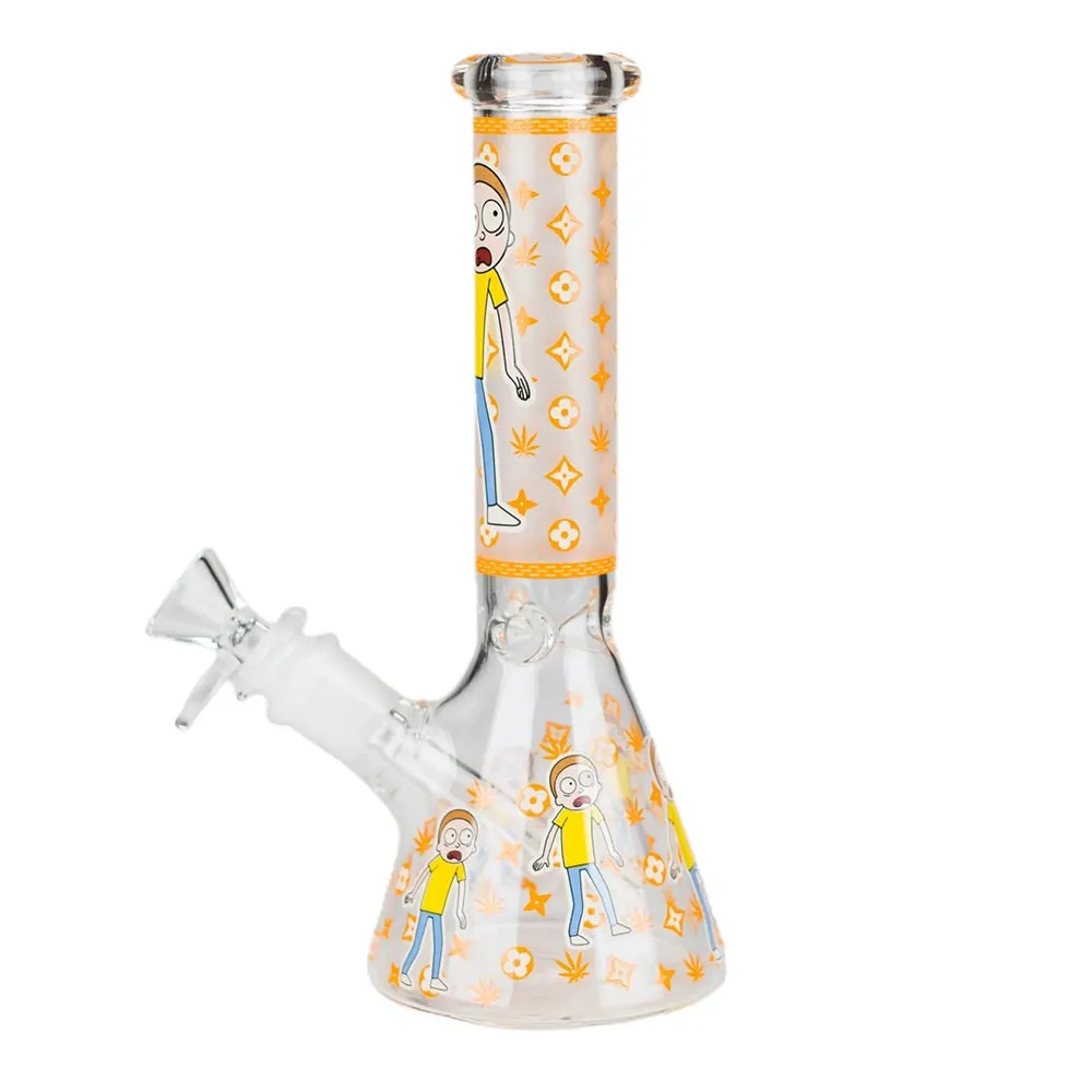 8" Glow In The Dark Cartoon Bongs