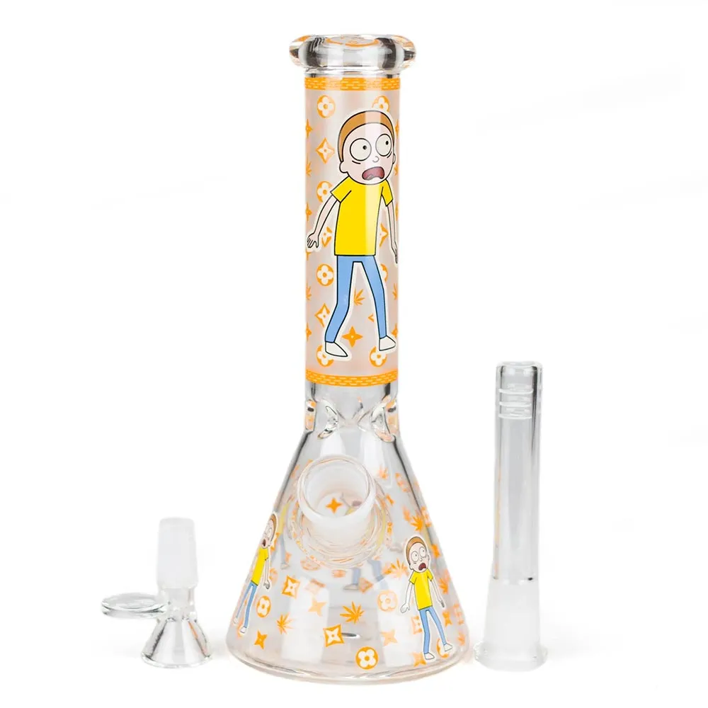 8" Glow In The Dark Cartoon Bongs
