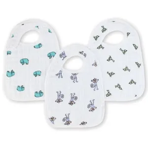 Aden and Anais - Snap Bib 3 Set - Jungle Jam