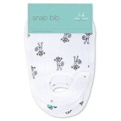 Aden and Anais - Snap Bib 3 Set - Jungle Jam