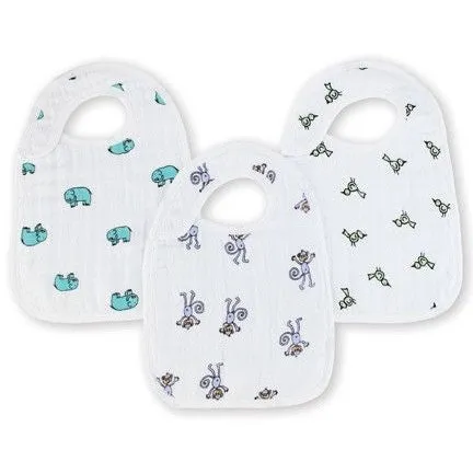 Aden and Anais - Snap Bib 3 Set - Jungle Jam