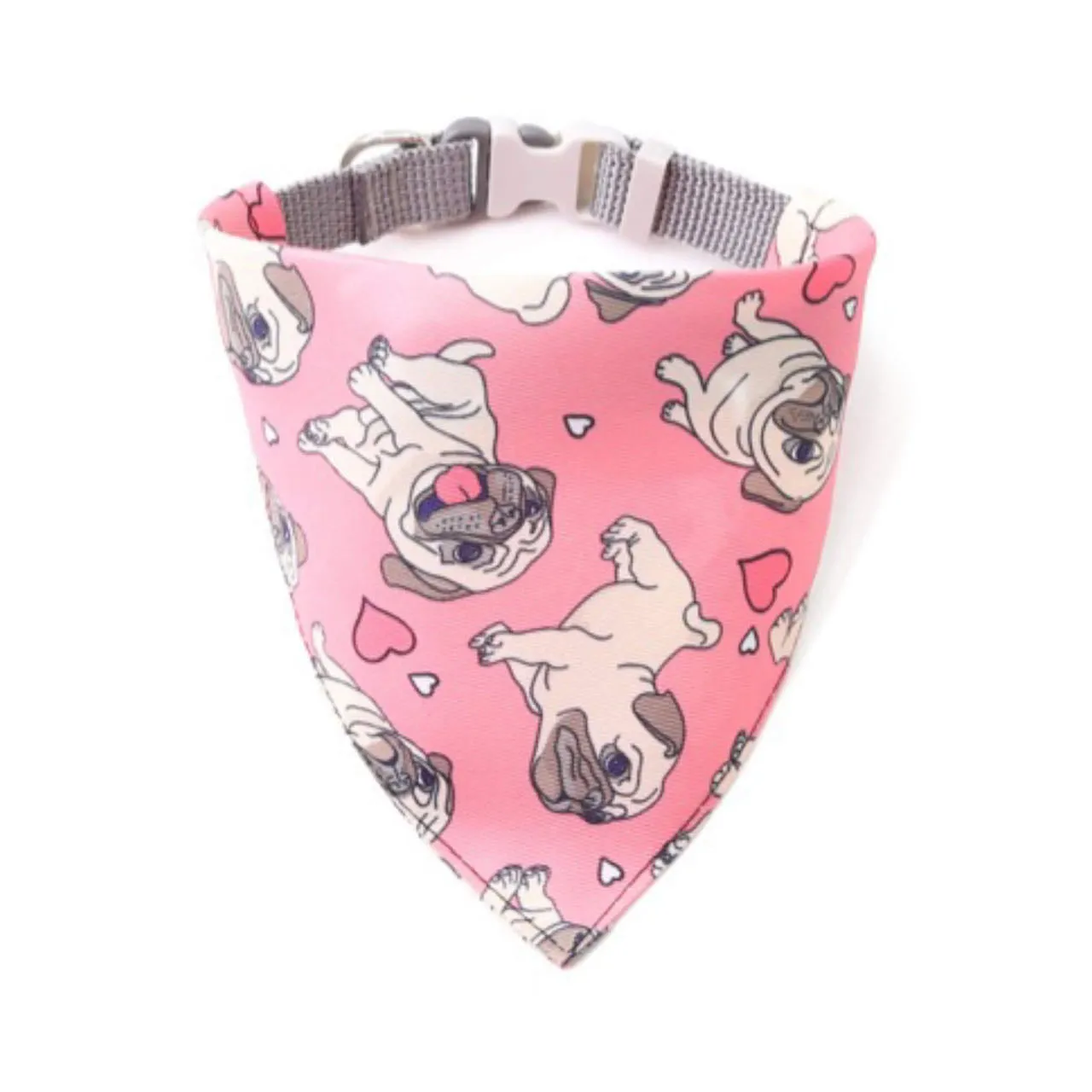 Adorable Cartoon Print Dog Bandana Triangle Pet Bibs