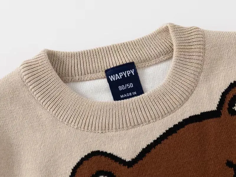 Alan Cartoon Pattern Sweater