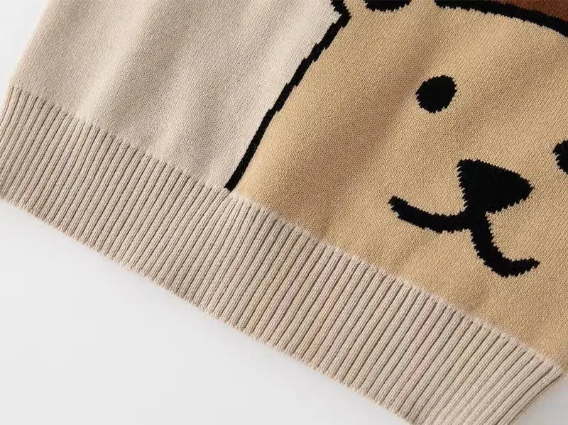 Alan Cartoon Pattern Sweater