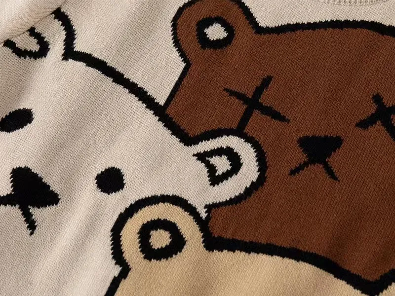 Alan Cartoon Pattern Sweater