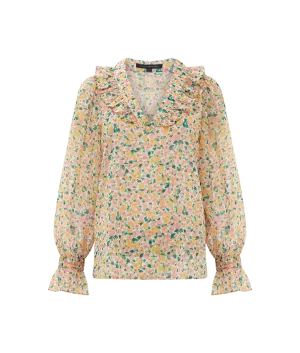 Aleezia Hallie Crinkle Shirt - Multi