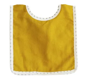 Alimrose Bobby Bib - Butterscotch Linen