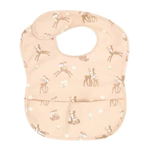 All4Ella Recycled Pouch Bib Fawn