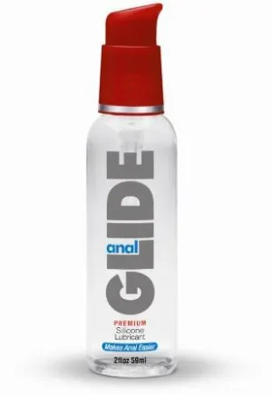 Anal Glide Silicone Lubricant 2 Oz. Pump