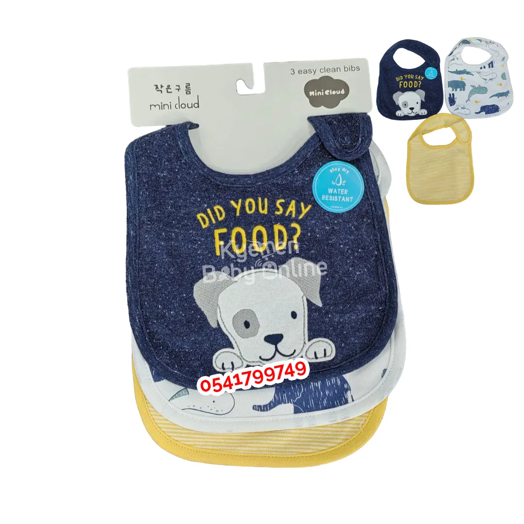 Baby Bib (3 Pieces) Mini Catell