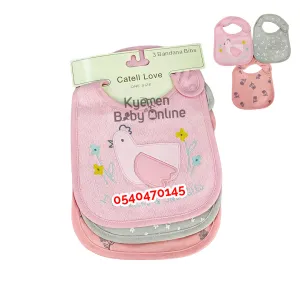 Baby Bib (3 Pieces) Mini Catell