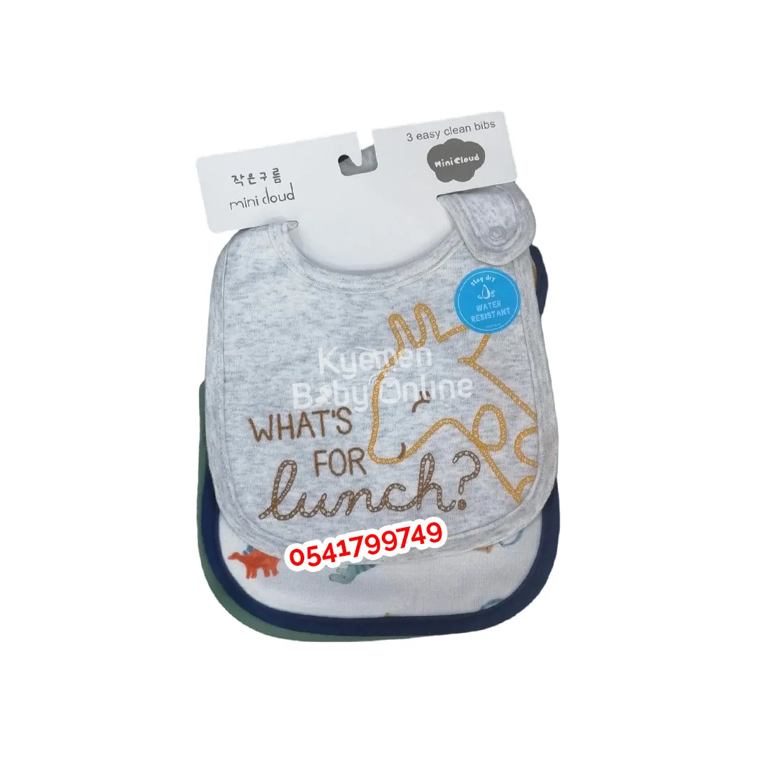 Baby Bib (3 Pieces) Mini Catell