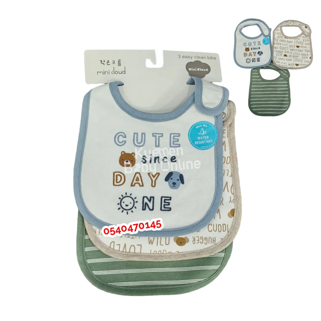 Baby Bib (3 Pieces) Mini Catell