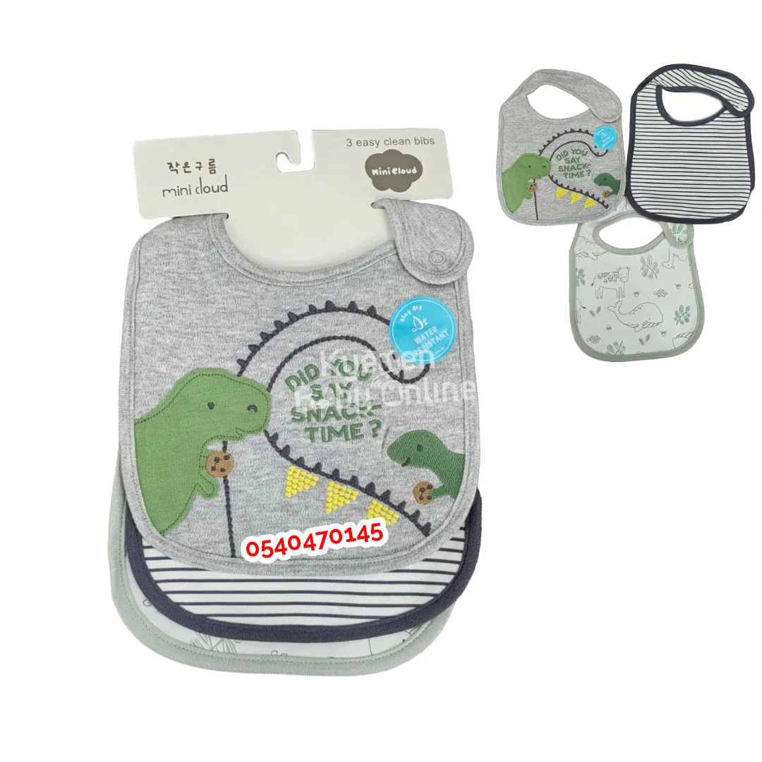 Baby Bib (3 Pieces) Mini Catell