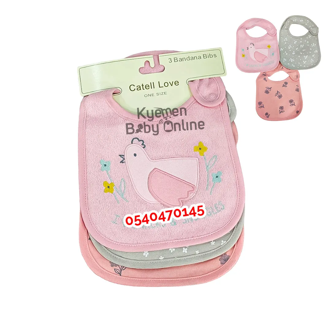 Baby Bib (3 Pieces) Mini Catell