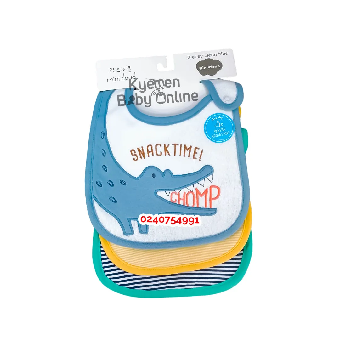 Baby Bib (3 Pieces) Mini Catell