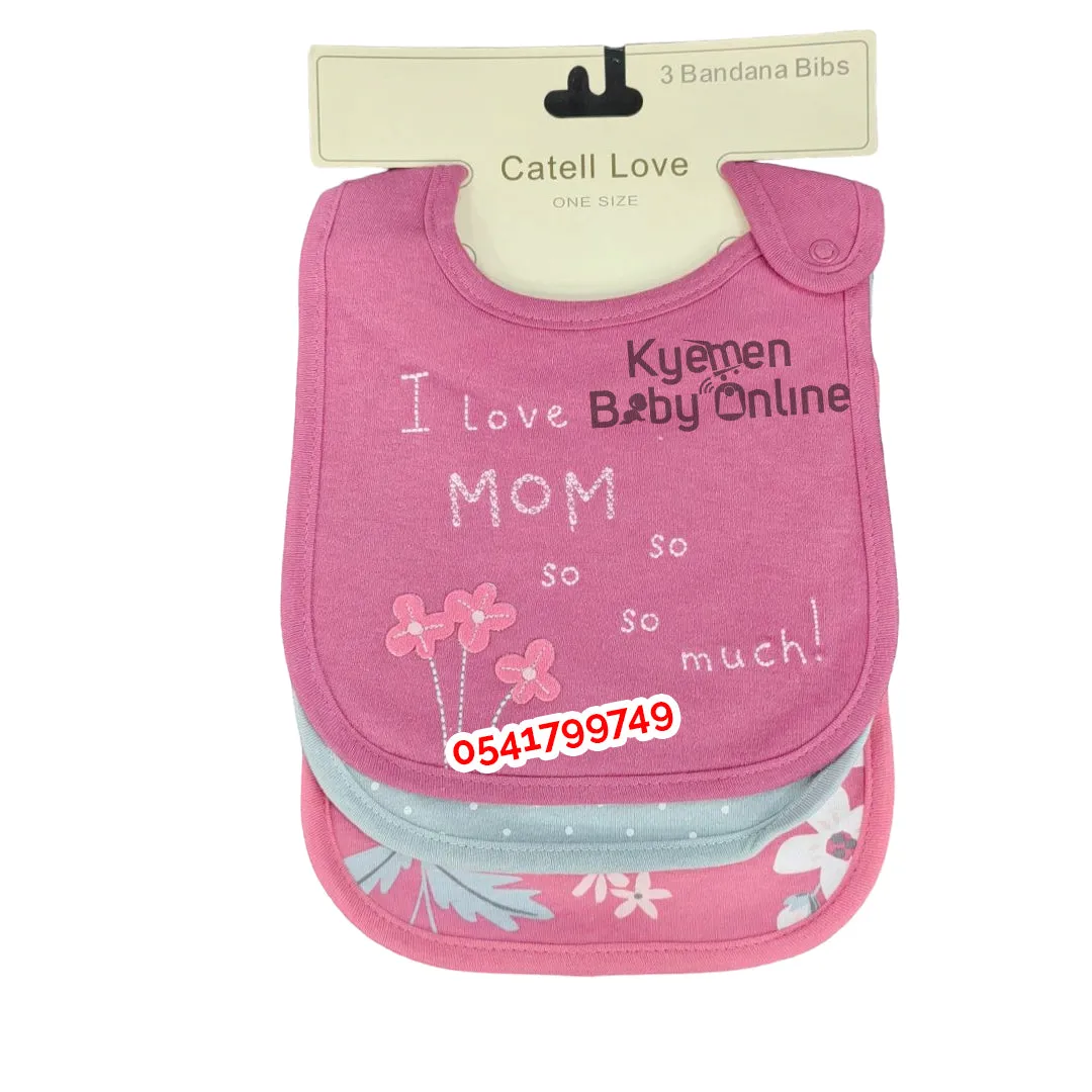 Baby Bib (3 Pieces) Mini Catell