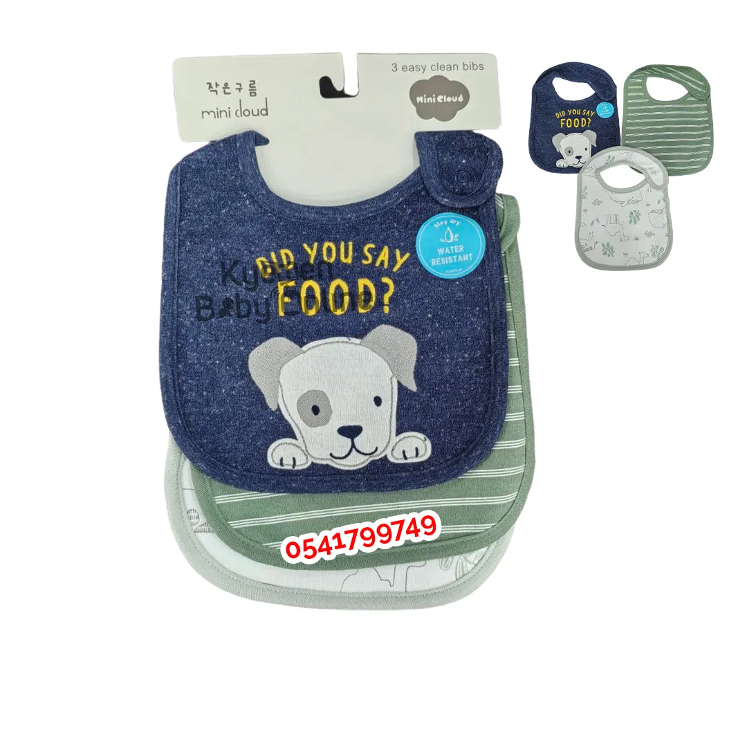 Baby Bib (3 Pieces) Mini Catell