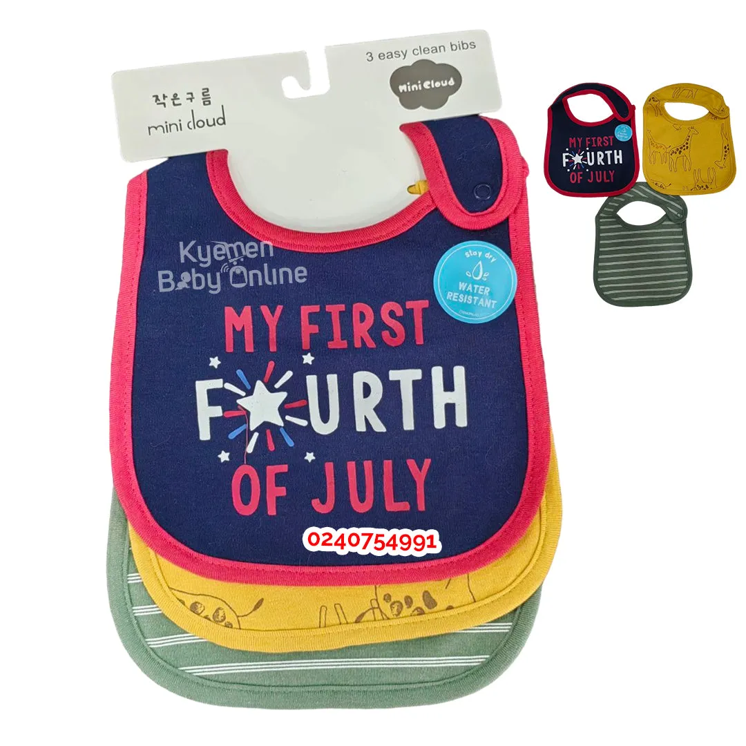 Baby Bib (3 Pieces) Mini Catell
