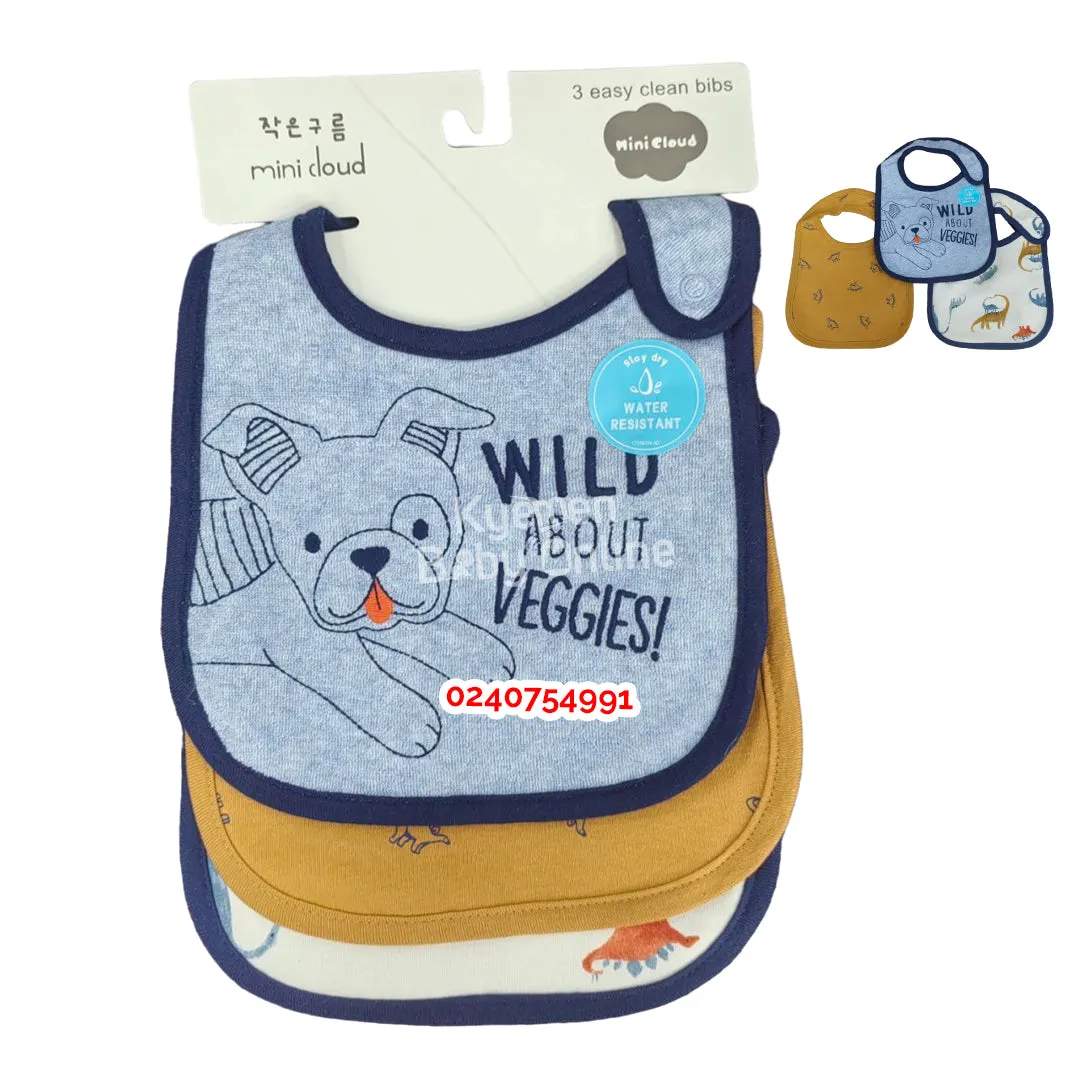 Baby Bib (3 Pieces) Mini Catell