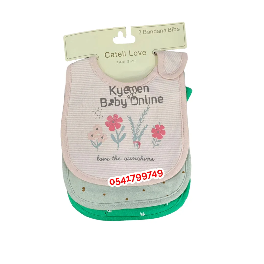 Baby Bib (3 Pieces) Mini Catell