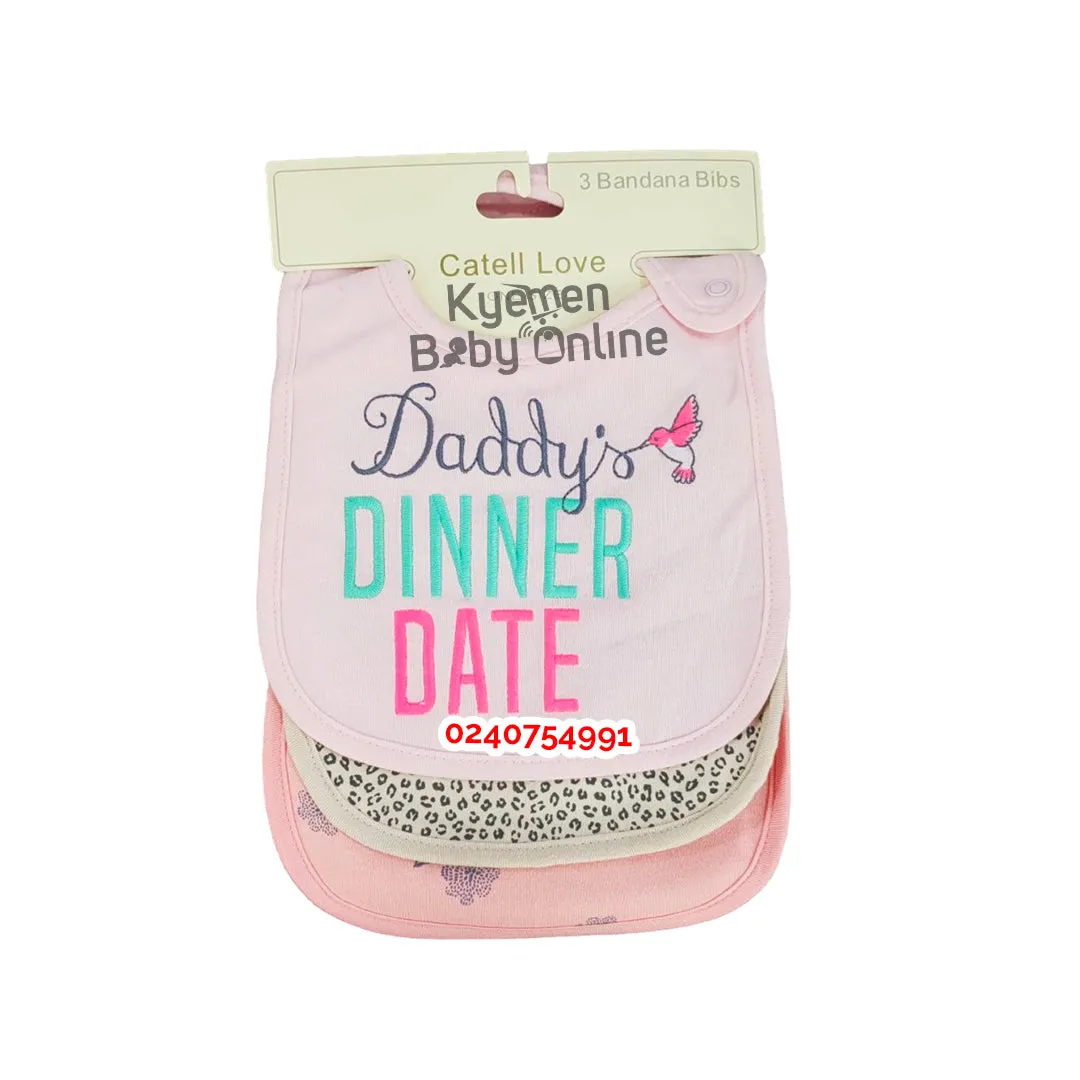 Baby Bib (3 Pieces) Mini Catell