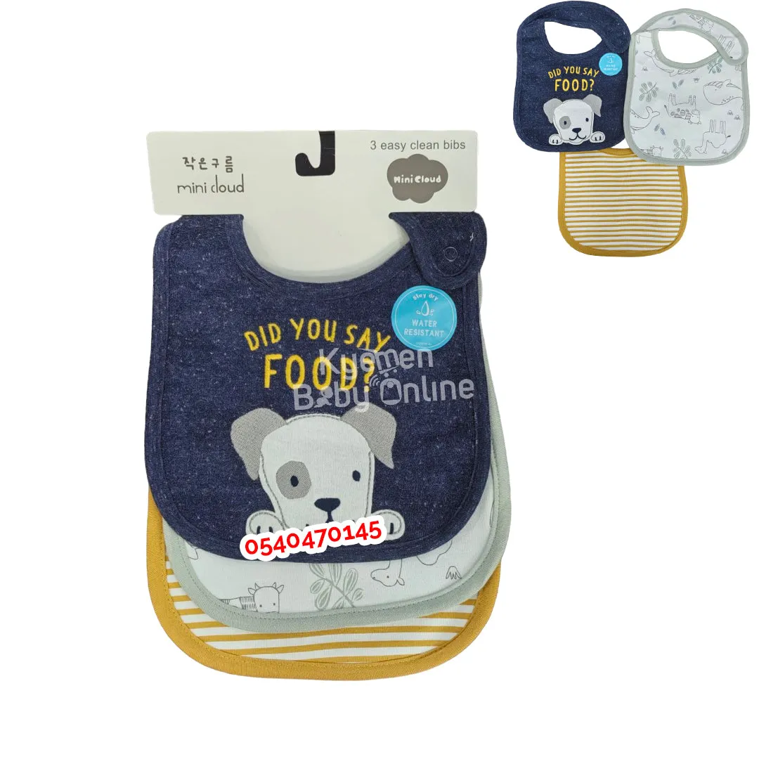 Baby Bib (3 Pieces) Mini Catell