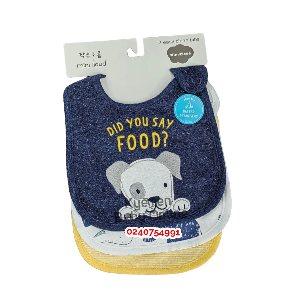 Baby Bib (3 Pieces) Mini Catell
