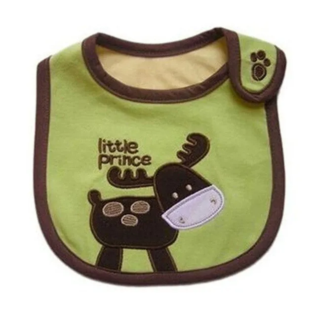 Baby Bibs Cute Cartoon Pattern Toddler Baby Waterproof Saliva Towel Cotton Fit 0-3 Years Old  Infant Burp Cloths Feeding Baby
