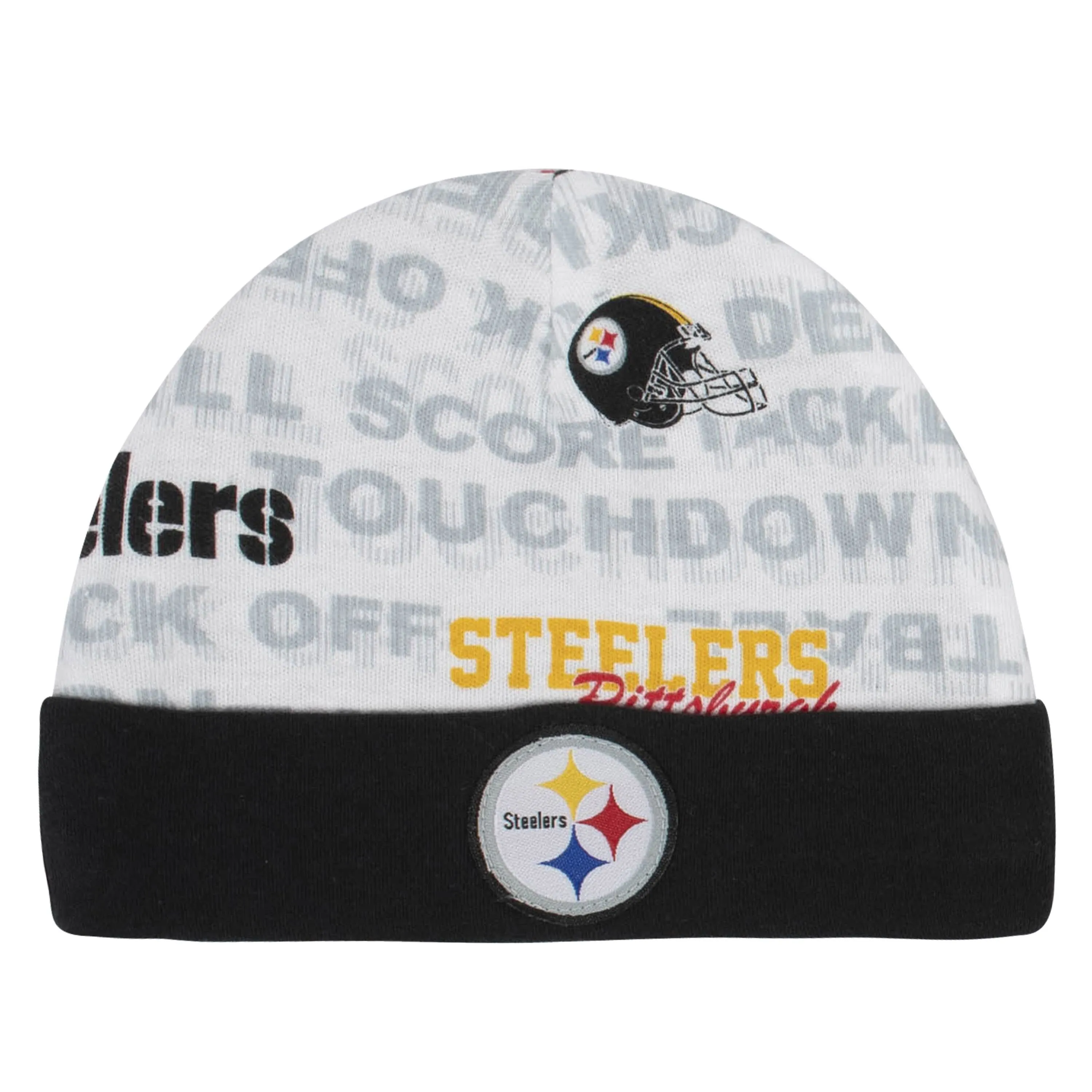 Baby Boys 3-Piece Pittsburgh Steelers Bodysuit, Cap, and Bib Set