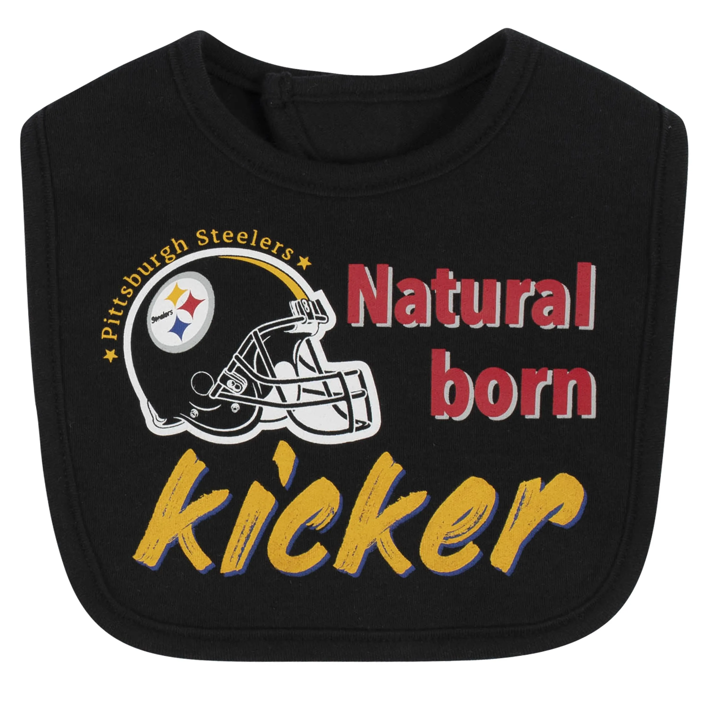 Baby Boys 3-Piece Pittsburgh Steelers Bodysuit, Cap, and Bib Set