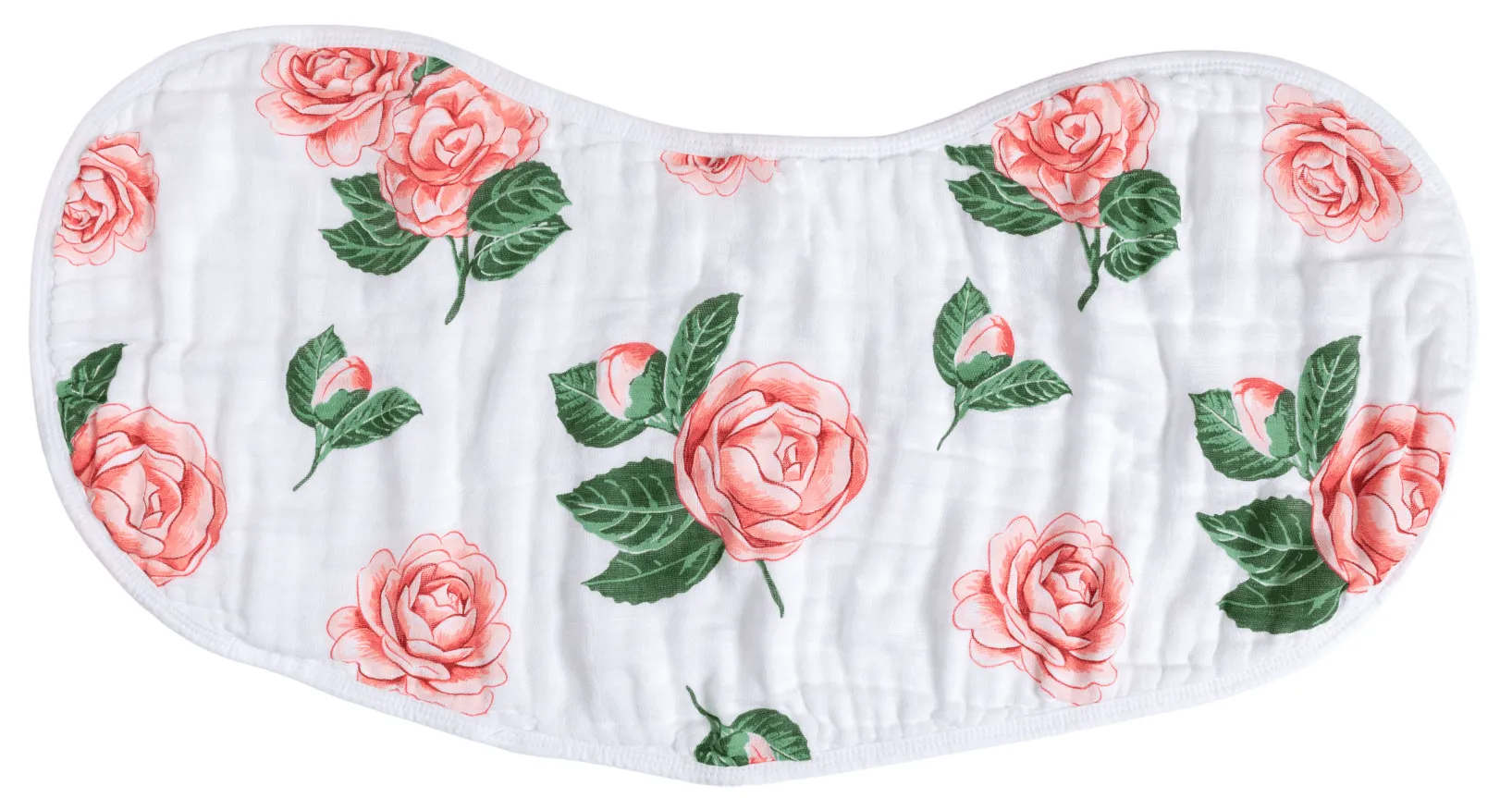Baby Burp Cloth & Bib Combo: Camellia