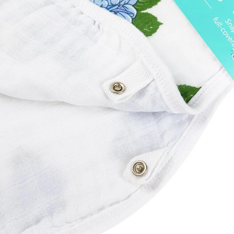 Baby Burp Cloth & Bib Combo: Hydrangeas