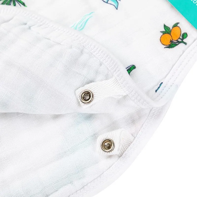 Baby Burp Cloth and Wraparound Bib Florida Baby