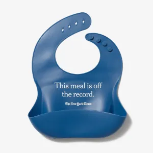 Baby Off the Record Bib