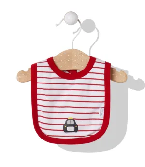 Bebetto Bib Waterproof Back Car Red