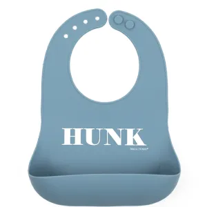 bella tunno silicone wonder bib - hunk