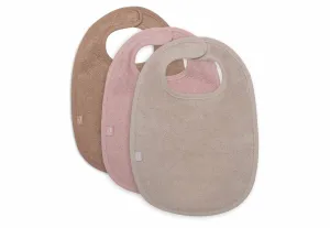Bib Terry - Wild Rose/Nougat/Biscuit - 3 Pack