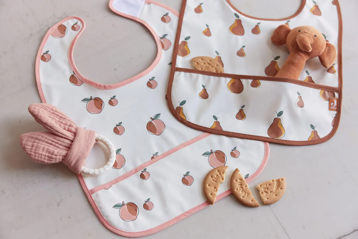 Bib Waterproof Peach - 2 Pack