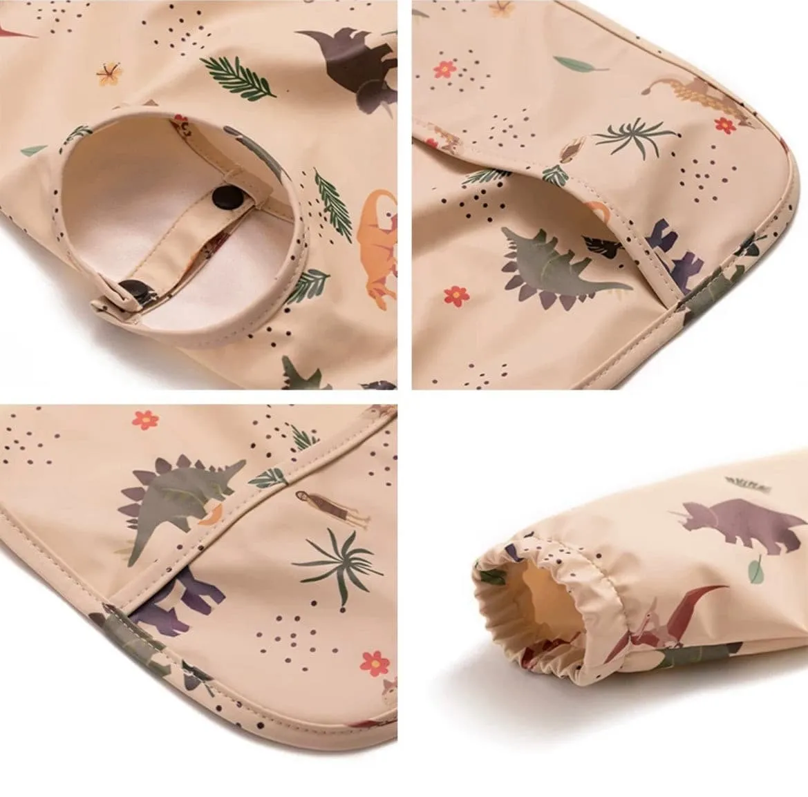 Blue Garden - Toddler & Baby Long Sleeve Waterproof Apron Smock Bib