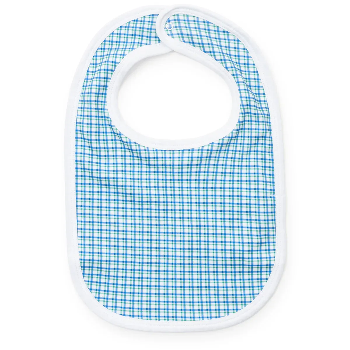 Blue Hampton Plaid Bib