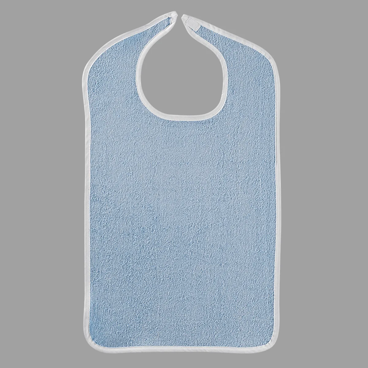 Blue Heavyweight Adult Bib With Velcro Closure Style #BIB1