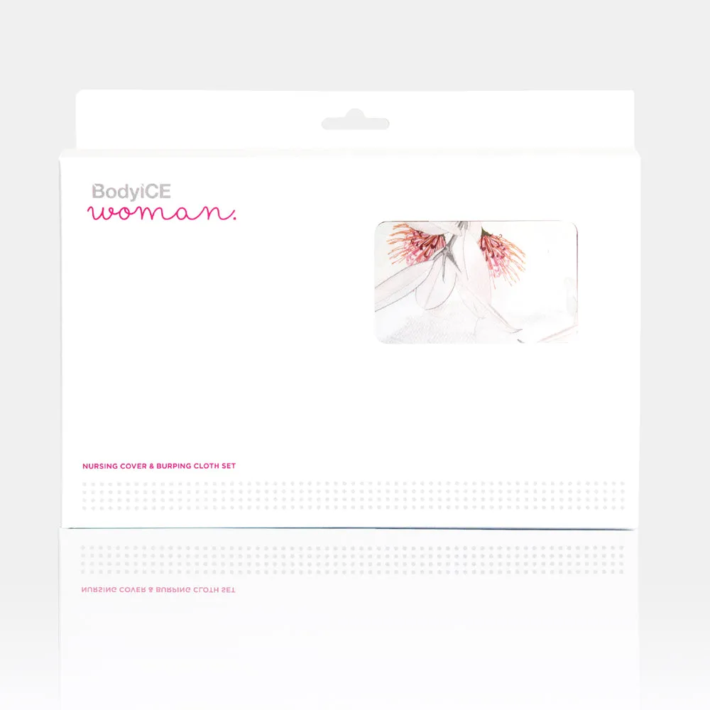 BodyICE Nursing Cover & Burping Cloth Set